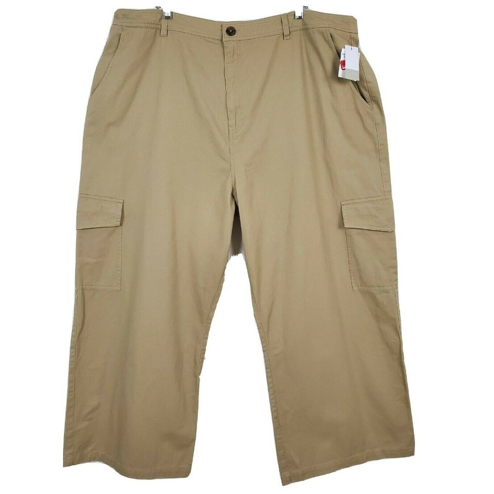 BP Cargo Chino Pants Womens Plus Size 3X Beige Khaki